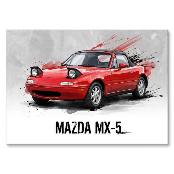 Plakat z metalu Mazda MX-5